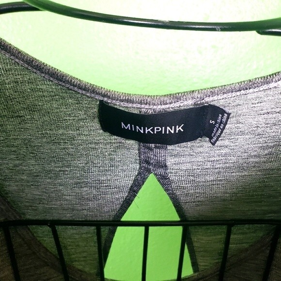 Minkpink Grey Mini Stretchy Dress Size Small - Picture 3 of 8